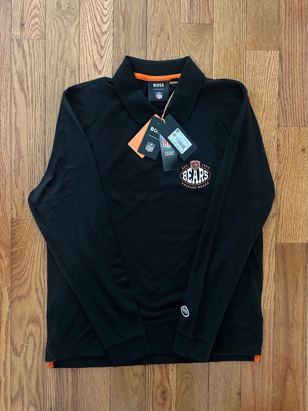 Chicago Bears x Hugo Boss BOSS LS Polo Sizes Small & Large NEW